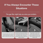 Car Seat Gap Filler, Auto Seat Gap Organizer Dual Storage Slot with Phone Holder, Universal Car Seat Catcher Accessories Plug Strip Fit Car SUV Truck, Fill the Space in Between Seat and Console, Red