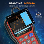 BluSon YM319 OBD2 Scanner Diagnostic Tool with Battery Tester, Check Engine Fault Code Reader with Live Data, Cloud Printing,
