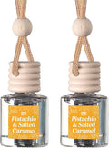 C&E Craft Co Hanging Car Air Freshener Diffuser 2 Pack, Long Lasting Fragrance Oil Car Freshener, Glass Bottle Auto Air Fresh