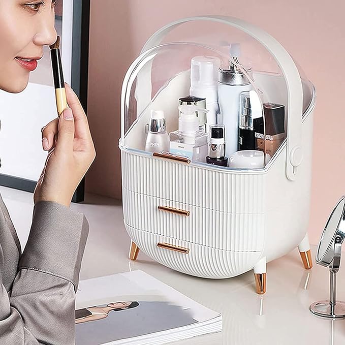 organizer,makeup organizer, Makeup Storage ，Skincare Organiser ， Cosmetic Display Boxes, Waterproof Dustproof Organizer with 