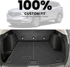 LASFIT Trunk Mat for Acura RDX 2019-2026, All Weather TPE Cargo Mats Custom Fit 2025 RDX Cargo Liner & Rear Trunk Liner, Black, Easy to Clean
