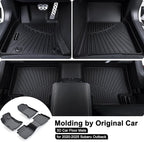TPE Floor Mats for 2020-2025 Subaru Legacy & Outback All Weather Car Floor Liners Fit 2020-2025 Subaru Legacy & Outback Accessories Black