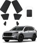 Front Side Half Window Shade Foldable Custom Fit for Honda RV3/4/5/6 2023-2026 Car Window Shades for Side Window Sun Shade UV Protection Heat Insulation for Camping Sleeping 6PCS
