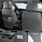 Coverado Car Seat Covers, Front Covers for Cars, Car Seat Cover Front Seats, Automotive Seat Cover, Waterproof, Leather Car S
