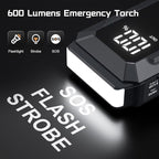 5000A Jump Starter Povasee A40 Car BatteryJump Starter, 12V Jump Box for Car Up to All Gas or 10L Diesel Engine Battery