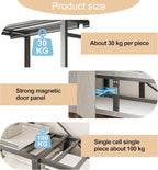 Large Portable Closets for Hanging Clothes | Heavy Duty Clothes Rack with Cover Foldable | Max Load 1000LBS Portable Wardrobe