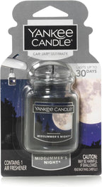 Yankee Candle Car Jar Ultimate, Midsummer's Night, 0.96 OZ (Pack of 6)