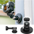 JJC Metal Magnetic Camera Mount with Ball Head, 1/4"-20 Screw & Cold Shoe, for DJI Osmo Nano Action 6 5 Pro 4 3 Pocket 3 for Gopro Hero 13 12 11 10, for Insta360 X5 X4 X3 Ace Pro 2, Digital Camera