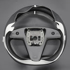 MEWANT Hand Stitched Tesla Model S(O-Shaped) Steering Wheel Cover Wrap for Tesla Model S 2021-2023 / Model X 2021-2023 Steering Wheel Accessories
