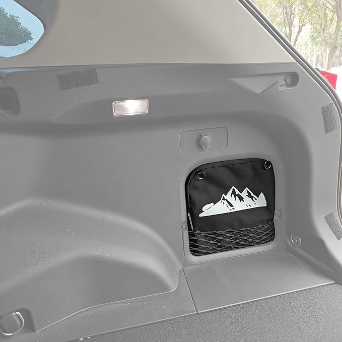 Trunk Upgrade, Trunk Organizer Pocket Multifunction Backpack, Trunk Cubby Storage bag, Cargo side pocket For Toyota Rav4 2025