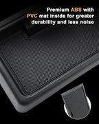 ECOZEN 2021-2024 Chvey Tahoe/Suburban & GMC Yukon Dash Console Organizer Tray - Behind Screen Organizer For 2021-2024 Tahoe/Suburban/Yukon Accessories Dashboard Storage Box Behind Screen