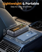 Portable Car Battery Jump Starter 5000A Car Jump Starter Battery Pack (9.0L Gas/8.5L Diesel), 12V Jump Box Car Battery