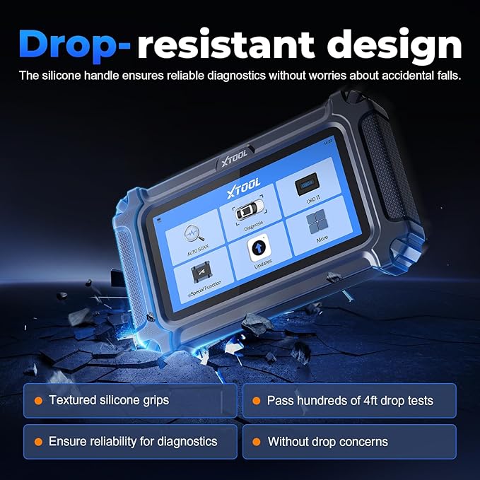 XTOOL D6 OBD2 Scanner Diagnostic Tool with Lifetime Free Updates: 2026 Full System Scan Tool with 15 Resets, Crank