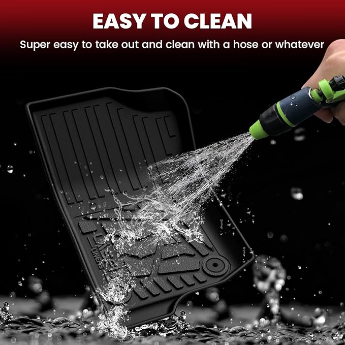LASFIT Floor Mats for Jeep Wrangler Unlimited 4XE 2021-2025 4 Door with Subwoofer, Plug-in Hybrid EV-Gas (PHEV), All Weather Car Mats Floor Liners Cargo Liner Seatback Cargo Mat Black