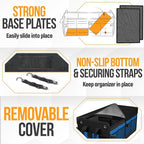 FORTEM Trunk Organizer For SUV Car Organizer and Storage, Collapsible Multi-Compartment Storage Bag Car Accessories for Women
