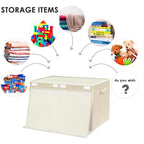 VERONLY Large Toy Box Chest Storage with Lid - Collapsible Kids Toys Boxes Organizer Bins Baskets with Handles for Boys, Girl