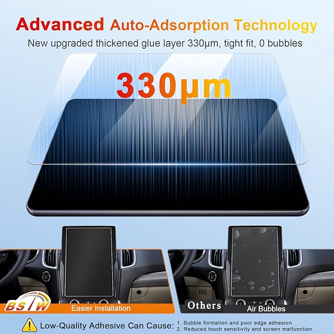 for 2024 Ford Edge Screen Protector for 2021-2024 Edge SE/SEL/ST/ST-Line/Titanium SYNC 4A 12-In Touchscreen 2024 Edge Accesso