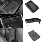 3PCS Center Console Organizer Compatible with 2026 2025 2024 2023 Honda CRV Armrest Storage Box Armrest Hidden Storage Box Secret Compartment Insert Tray Interior Accessories