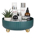 Anyoifax Makeup Perfume Organizer Tray 360 Degree Rotating Lazy Susan Skincare Lotion Organizer Spinning Cosmetics Storage fo
