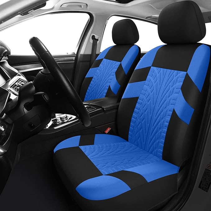 Pariitadin Car Seat Covers Full Set, Washable and Breathable Premium Cloth Automotive Vehicle Seat Cover for Car Interior, Un