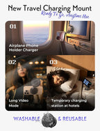 LISEN Qi2.2 25W Magsafe Car Mount Charger,[More Stable & Faster Charging] Suction Cup Phone Mount, Wireless Car Charger 25W for iPhone 17 16 Samsung Galaxy S26 Ultra,15W for iPhone 17e 15 14 13 12