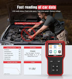 OBD2 Scanner with Upgrade Battery Tester - Diagnostic Tool for Cars that Check Engine Light & Emissions Readiness Read and