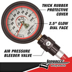 Longacre 52-52053 Tire Pressure Gauge, 2-1/2 Inch, 0-100 PSI