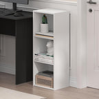 Furinno LUDER Book Shelf, 3-Cube Bookshelf, Bookcase with Open Shelves, 9.3 x 12 x 31.5, Easy Assembly, for Living Room, Bedr