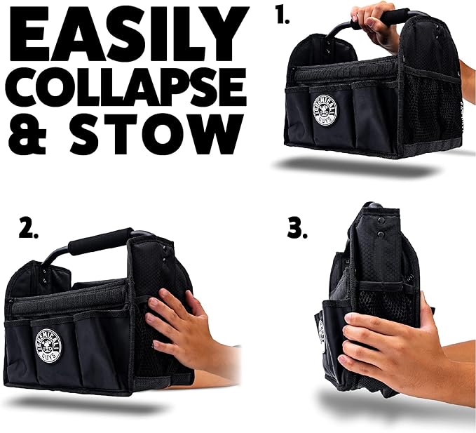 Chemical Guys Quick Load Collapsible Detailing Car Caddy Organizer & Storage - Portable Wash and Garage Organizer for