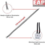 EAP Mirror Blind Spot Cable Connector with 5" Wires Compatible with Escalade SRX ATS CT4 CT5 CT6 CTS XTS Envision Encore GX Lacrosse Regal Verano CX-5 CX-9 Mazda 3 Mazda 6 CX-30 CX-50