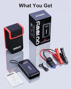 GOOLOO G7 3000A Jump Starter with Built-in Cable,Portable Power Bank for 45W Fast Charging,12V SuperSafe Lithium Jump Box,