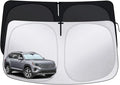Side Window Sunshades for Volkswagen VW Atlas 2018-2025, Custom Fit for VW Atlas Front Window Sunshade, Foldable Car Sun Shield with Steering Wheel Cover, UV & Heat Protection to Keep Vehicle Cool