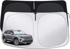 Side Window Sunshades for Volkswagen VW Atlas 2018-2025, Custom Fit for VW Atlas Front Window Sunshade, Foldable Car Sun Shield with Steering Wheel Cover, UV & Heat Protection to Keep Vehicle Cool
