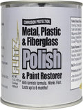 Flitz Metal Polish Paste - 1lb Can of USA-Made Polish for Solid Chrome, Stainless Steel, Aluminum- Non-Abrasive for Light Oxidation - Requires Manual Buffing - Not for Plated/Coated Surfaces (1 Pack)