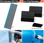 WRAPXPERT Window Tint Kit for Car Tint Tools Windshield Back Window Tinting Tools with Bulldozer Squeegee Scrubber Paddle, Film Cutter, Blade Scraper for Car Wrapping, Vinyl Film Installation