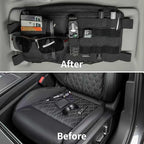 Car Visor Organizer with Coin Pouch, MOLLE Sun Visor Organizer for Cars, Trucks, SUVs, Zipper Pouch Car Accessories for Women Men