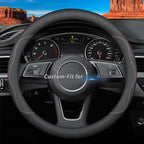 Custom-Fit Leather Car Steering Wheel Cover for Buick, A-Style, Non-Slip, Breathable