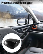 91059AJ210 Rearview Mirror Cover Fit for Subaru Forester 2014-2018 Impreza XV Crosstrek 2012-2014 Replace 91059AJ200 91059FJ000, Mirror Cap Glossy Black Left Drive Side