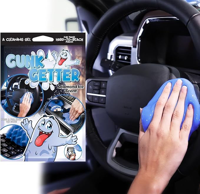 Cleaning Gel for Those Hard to Reach Places, Automotive Cup Holder Electronic Keyboard Office, Slime Gel Cleaner Dust Crumb R