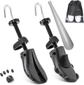 eachway Shoe Stretcher Shoe Trees,Adjustable Length & Width for Men and Women (S (for Women's 5.5-10) Black)