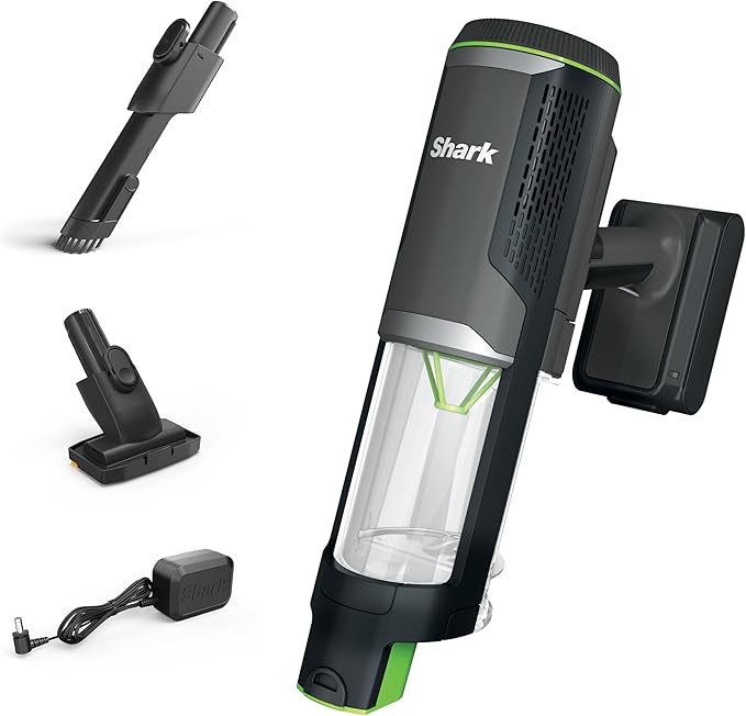 Shark PowerBoost Cordless 2-in-1 Car/Home Handheld PowerVac, Powerful Suction, 40 Minute Runtime, Portable, 3 Cleaning Modes,