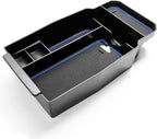 CDEFG 2023 2024 2025 2026 CX-50 Center Console Organizer Tray for 2023 2024 2025 2026 Mazda CX-50 Middle Console Armrest Storage Box 2023-2026 CX50 Accessories(Blue)