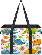 Reusable Grocery Bag, Foldable Large Shopping Tote Bag for Groceries Kitchen Picnic Car Trunk