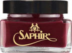 Saphir Medaille d'Or Pommadier Cream 75ml – Natural Cream Leather Shoe Polish, Leather Conditioner for Boots, Handbags
