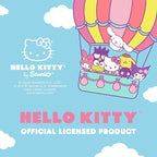 Hello Kitty Steering Wheel Cover, Official Sanrio Car Steering Wheel Cover with Universal Size 14.5-15, Cute White Hello Kitty Car Accessories for Women (Hello Kitty Look at Me)