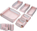 BAGSMART Keep Shape Packing Cubes for Travel, 6 Set Travel Cubes for Packing, Lightweight Suitcase Organizer Bags Set for Tra