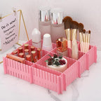 acDesign 40Pcs Grid Drawer Dividers, Adjustable Drawer Organizer for Socks, Underwear, Lingerie, Makeup, Bedroom Office Kitch