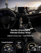 LISEN Qi2.2 25W Magsafe Car Mount Charger,[More Stable & Faster Charging] Suction Cup Phone Mount, Wireless Car Charger 25W for iPhone 17 16 Samsung Galaxy S26 Ultra,15W for iPhone 17e 15 14 13 12