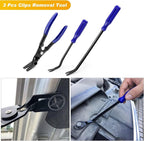 GOOACC 102Pcs Trim Removal Tool, Auto Push Pin Nylon Bumper Retainer Clip Set Fastener Terminal Remover Tool Round Handle Cro