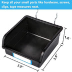 FRIMOONY Pegboard Hooks, with Bins, Peg Locks, for Organizing Various Tools, 131 PCS, 60 of Which are Locks